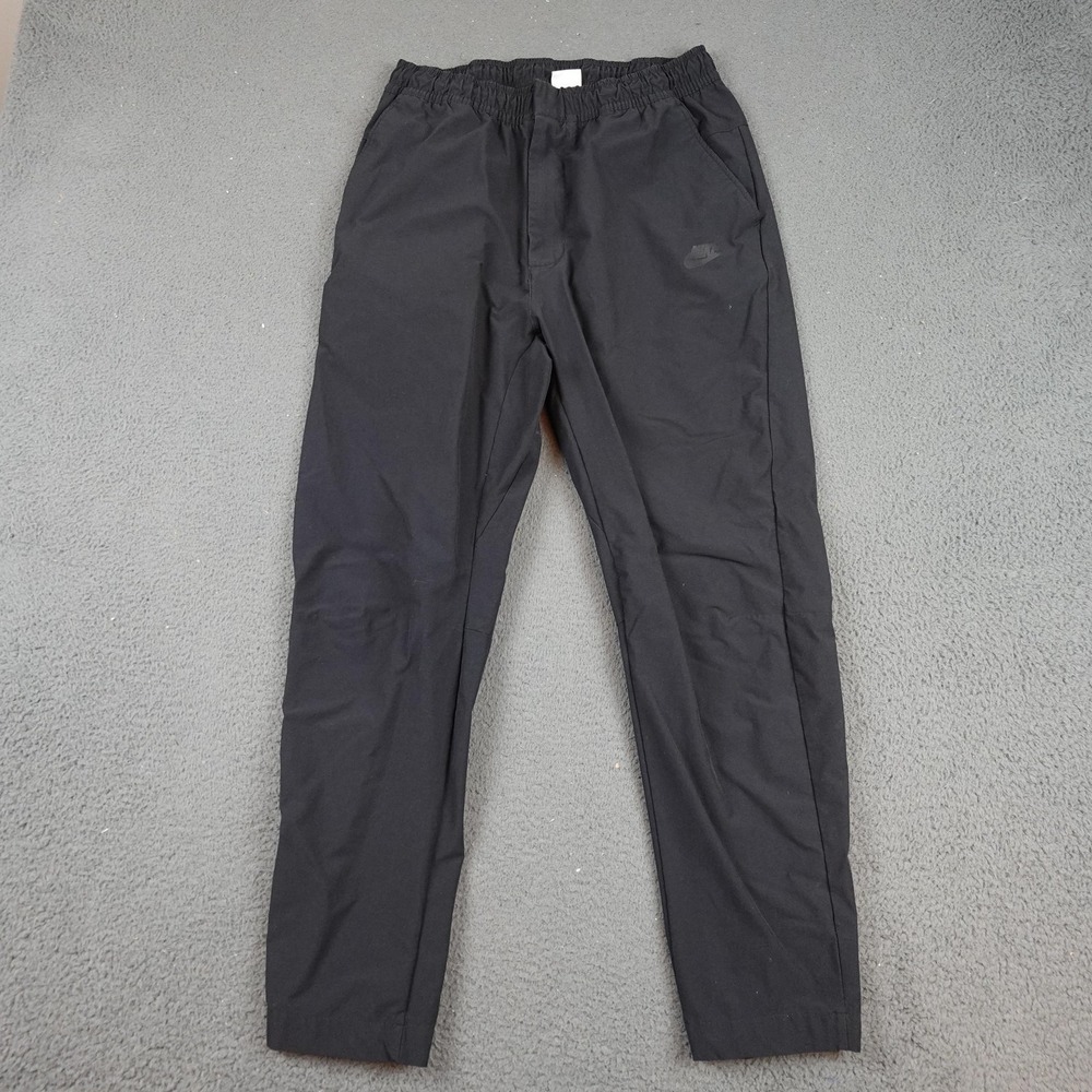 Nike Sportswear Commuter Pants Mens Large Black Woven BM6621 Drawstring